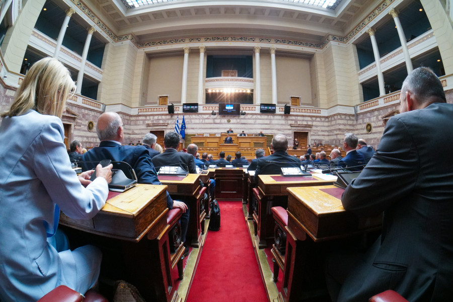ΣΥΝΕΔΡΙΑΣΗ ΤΗΣ ΚΟΙΝΟΒΟΥΛΕΥΤΙΚΗΣ ΟΜΑΔΑΣ ΤΗΣ ΝΕΑΣ ΔΗΜΟΚΡΑΤΙΑΣ (ΓΙΩΡΓΟΣ ΚΟΝΤΑΡΙΝΗΣ/EUROKINISSI)