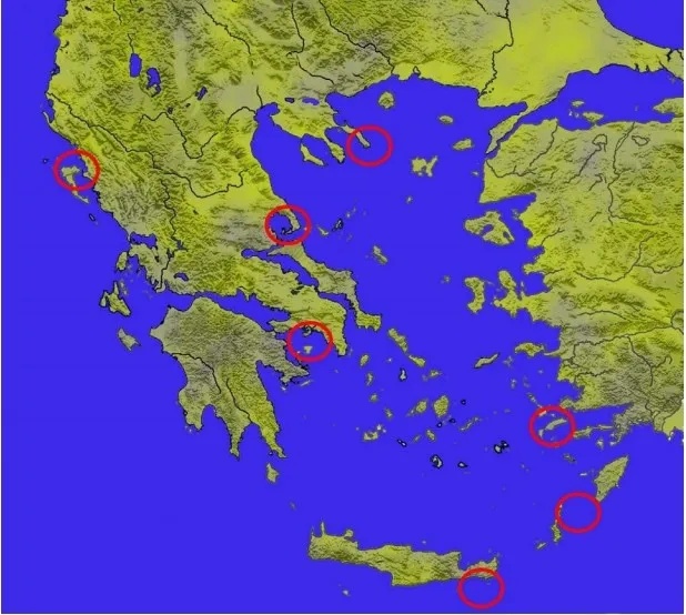 χαρτης καρχαριες