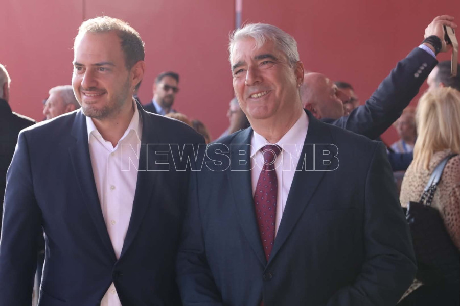 Σίμος Κεδίκογλου Βουλευτής ΝΔ και ο Γιώργος Κώτσηρας