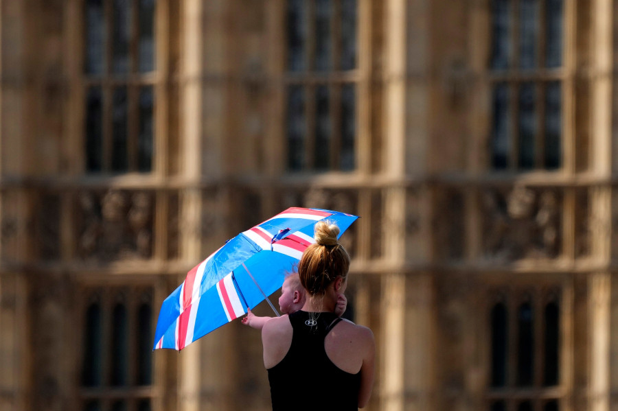 APTOPIX Britain Heat