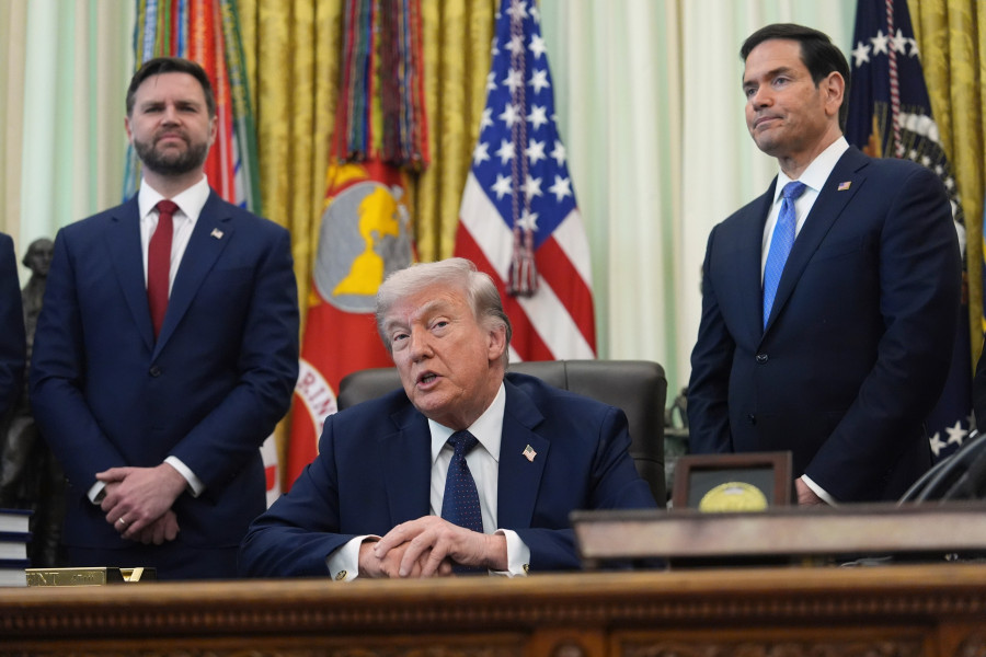 Trump; Rubio; Vance