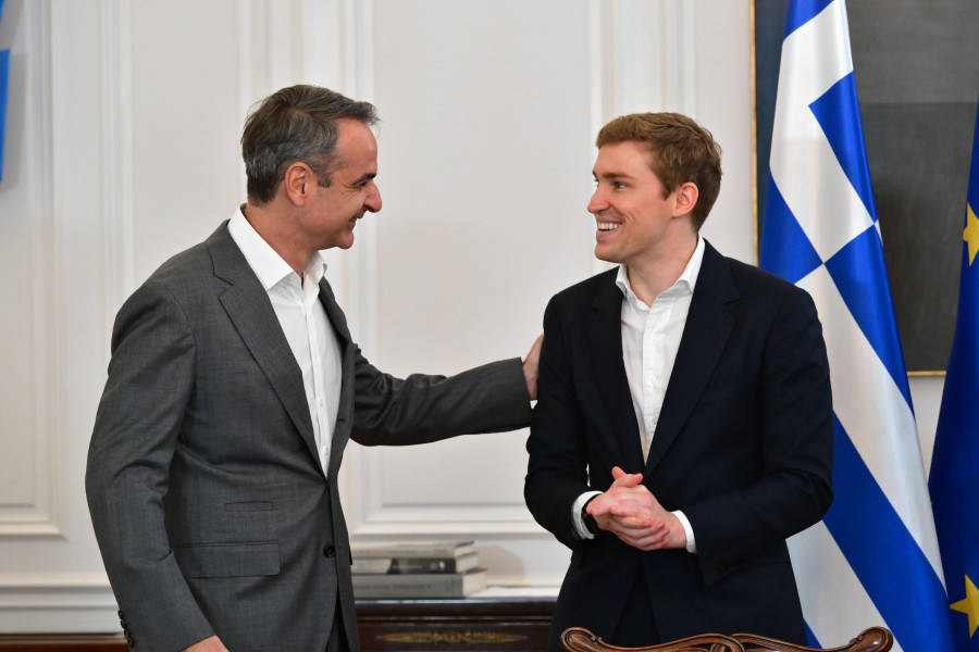 [387331] ΥΠΟΓΡΑΦΗ ΜΝΗΜΟΝΙΟΥ ΚΑΤΑΝΟΗΣΗΣ ΜΕΤΑΞΥ ΤΗΣ ΕΛΛΗΝΙΚΗΣ ΚΥΒΕΡΝΗΣΗΣ ΚΑΙ ΤΗΣ ΕΤΑΙΡΙΑΣ ELEVENLABS ΠΑΡΟΥΣΙΑ ΤΟΥ ΠΡΩΘΥΠΟΥΡΓΟΥ ΚΥΡΙΑΚΟΥ ΜΗΤΣΟΤΑΚΗ (ΤΑΤΙΑΝΑ ΜΠΟΛΑΡΗ/EUROKINISSI)
