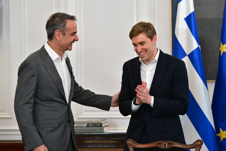 [387331] ΥΠΟΓΡΑΦΗ ΜΝΗΜΟΝΙΟΥ ΚΑΤΑΝΟΗΣΗΣ ΜΕΤΑΞΥ ΤΗΣ ΕΛΛΗΝΙΚΗΣ ΚΥΒΕΡΝΗΣΗΣ ΚΑΙ ΤΗΣ ΕΤΑΙΡΙΑΣ ELEVENLABS ΠΑΡΟΥΣΙΑ ΤΟΥ ΠΡΩΘΥΠΟΥΡΓΟΥ ΚΥΡΙΑΚΟΥ ΜΗΤΣΟΤΑΚΗ (ΤΑΤΙΑΝΑ ΜΠΟΛΑΡΗ/EUROKINISSI)