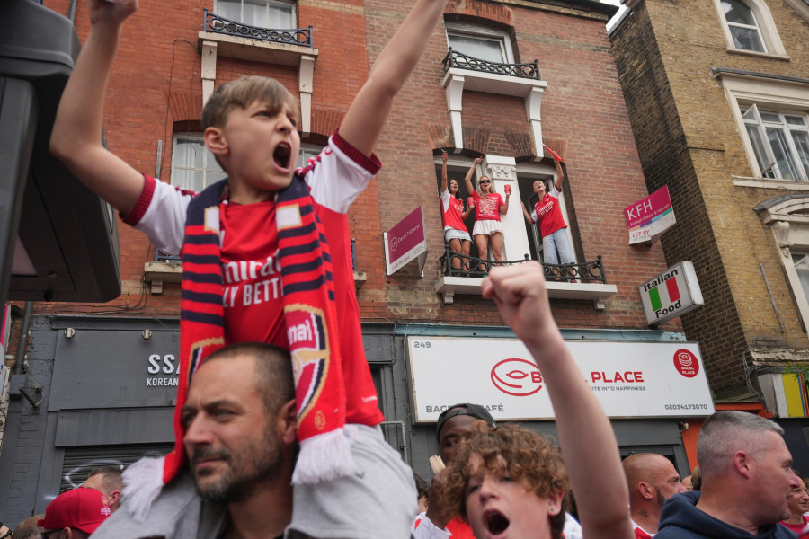 Britain Arsenal Soccer