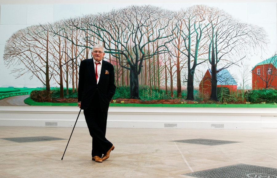 Britain Obit Hockney