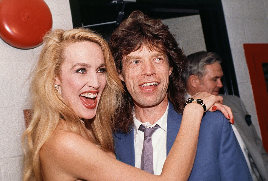 USA Mick Jagger Jerry Hall