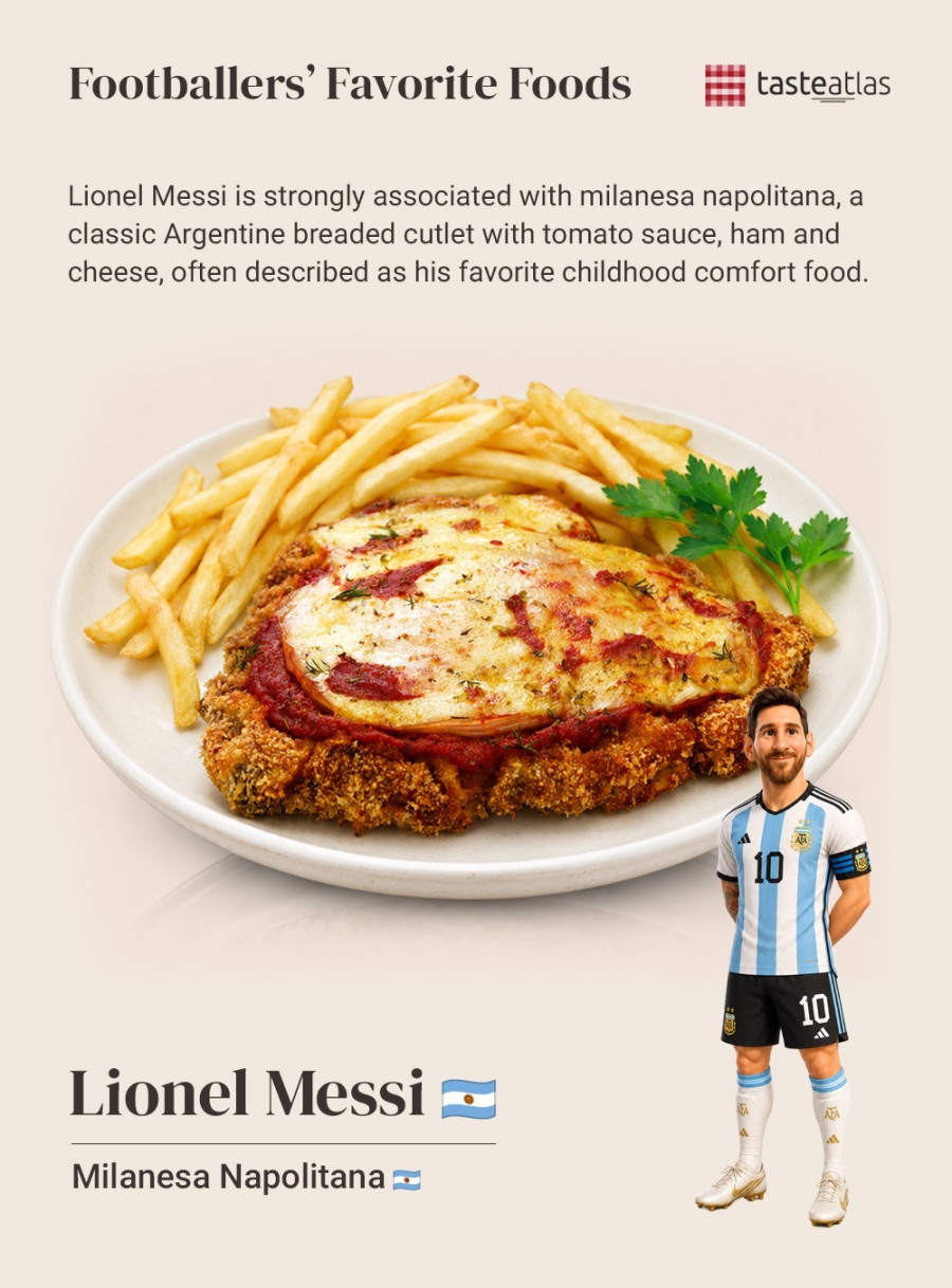 Lionel Messi - Αγαπημένο γεύμα