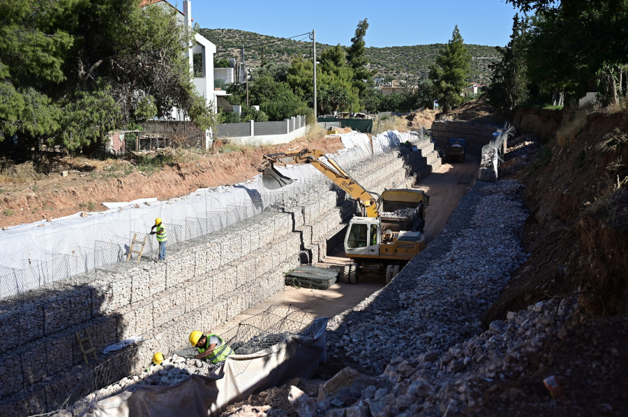 αντιπλημμυρικά έργα Βούλα Βάρη 