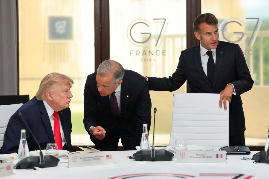 Mark Carney,Donald Trump,Emmanuel Macron