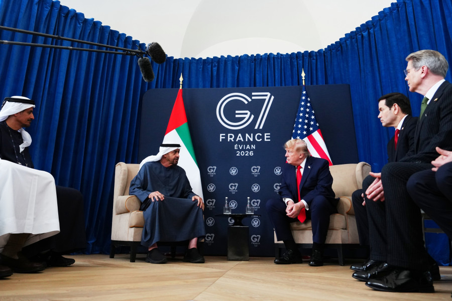 Donald Trump,Khaled Bin Mohamed Bin Zayed Al Nahyan