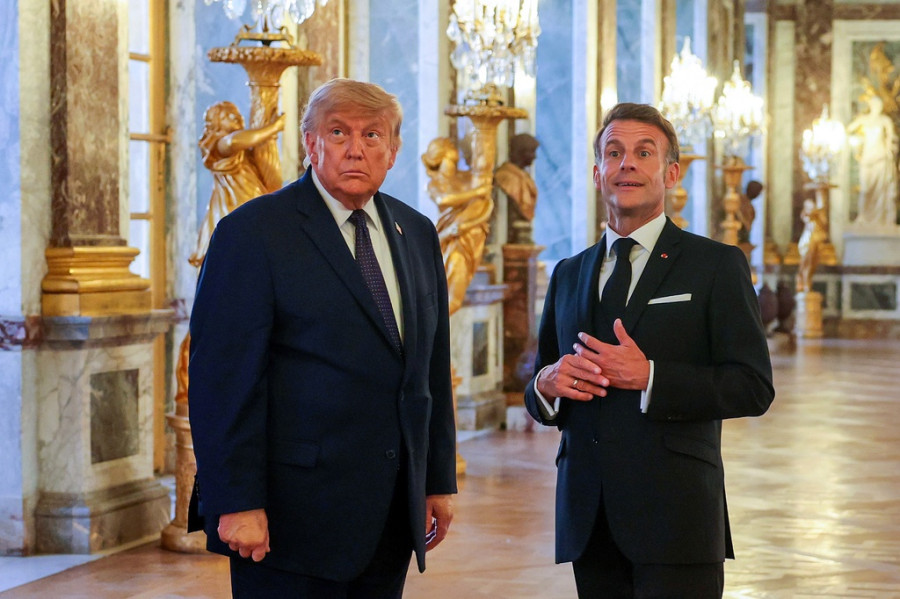Donald Trump,Emmanuel Macron