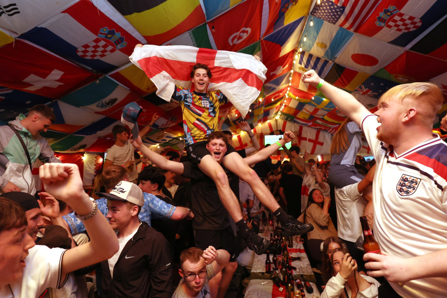 APTOPIX England WCup Soccer Reaction