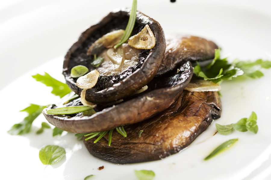 ψητά μανιτάρια portobello