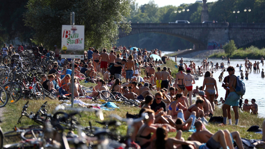 Germany Europe Heatwave