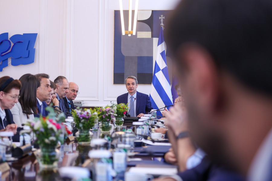 Υπουργικό Συμβούλιο; Council of Ministers; Μέγαρο Μαξίμου; Maximos Mansion; απολογισμός; κυβερνητικό έργο; government review; Αθήνα; Athens; Κυριάκος Μητσοτάκης; Kyriakos Mitsotakis;