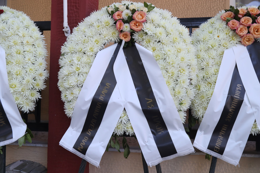 Το τελευταίο «αντίο» στην 15χρονη αθλήτρια του ΠΑΟΚ, Άννα – Μαρία Πανταζώνη.