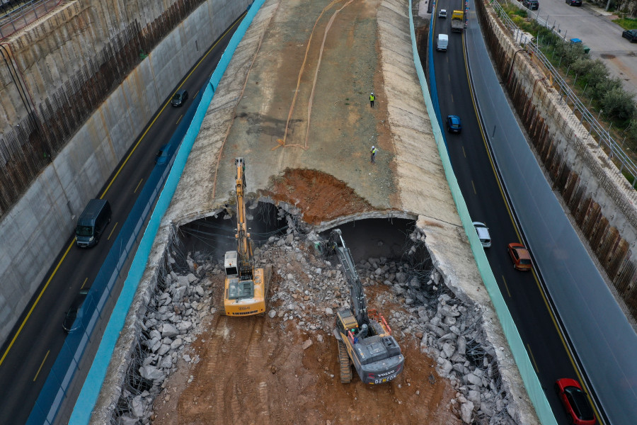 Έργα για το flyover Θεσσαλονίκης