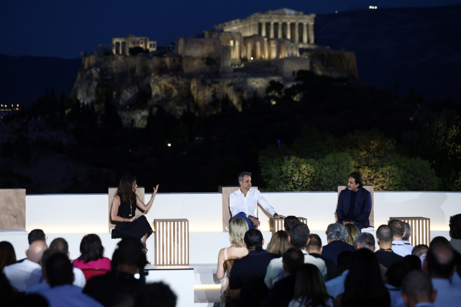 ΣΥΖΗΤΗΣΗ ΤΟΥ ΠΡΩΘΥΠΟΥΡΓΟΥ ΚΥΡΙΑΚΟΥ ΜΗΤΣΟΤΑΚΓ ΜΕ ΤΟΝ Hemant Taneja ΔΙΕΥΘΥΝΟΝΤΑ ΣΥΜΒΟΥΛΟ ΤΗΣ ΕΤΑΙΡΕΙΑΣ General Catalyst ΣΤΟ ΠΛΑΙΣΙΟ ΤΗΣ ΕΚΔΗΛΩΣΗΣ ΠΟΥ ΔΙΟΡΓΑΝΩΝΕΙ Η Endeavor Greece ΣΤΗΝ ΠΝΥΚΑ
