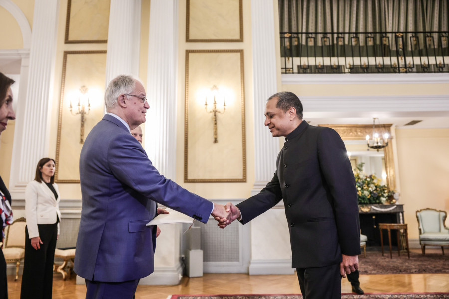 ΤΕΛΕΤΗ ΕΠΙΔΟΣΗΣ ΔΙΑΠΙΣΤΕΥΤΗΡΙΩΝ ΝΕΩΝ ΠΡΕΣΒΕΩΝ ΣΤΟΝ ΠΡΟΕΔΡΟ ΤΗΣ ΔΗΜΟΚΡΑΤΙΑΣ ΚΩΝΣΤΑΝΤΙΝΟ ΤΑΣΟΥΛΑ   (ΘΟΔΩΡΗΣ ΜΑΝΩΛΟΠΟΥΛΟΣ/Γ.Τ ΠΡΟΕΔΡΙΑ ΔΗΜΟΚΡΑΤΙΑΣ/EUROKINISSI)