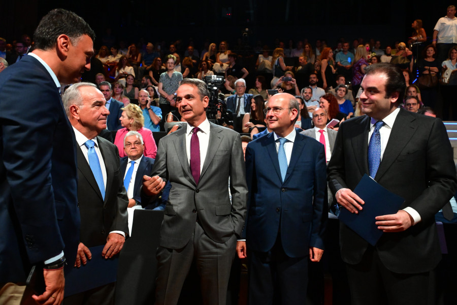 [388535] Ο ΠΡΩΘΥΠΟΥΡΓΟΣ ΚΥΡΙΑΚΟΣ ΜΗΤΣΟΤΑΚΗΣ ΣΤΗΝ ΕΚΔΗΛΩΣΗ ΤΟΥ ΥΠ. ΕΘΝΙΚΗΣ ΟΙΚΟΝΟΜΙΑΣ ΚΑΙ ΟΙΚΟΝΟΜΙΚΩΝ ΓΙΑ ΤΗΝ ΠΑΡΟΥΣΙΑΣΗ ΤΟΥ ΕΘΝΙΚΟΥ ΠΡΟΓΡΑΜΜΑΤΟΣ ΑΝΑΠΤΥΞΗΣ 2026-2030  (ΤΑΤΙΑΝΑ ΜΠΟΛΑΡΗ / EUROKINISSI)
