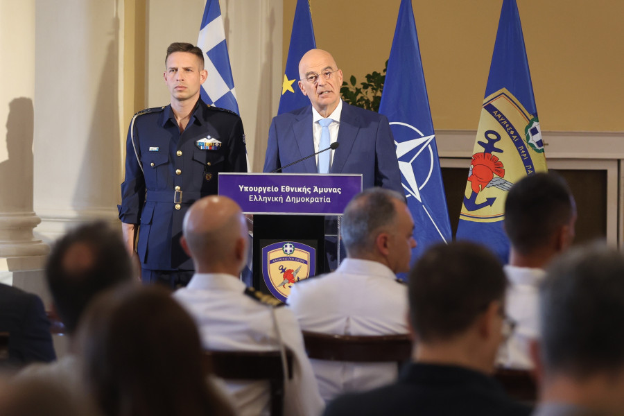 [388586] ΕΝΗΜΕΡΩΣΗ ΑΠΟ ΤΟΝ ΥΠΟΥΡΓΟ ΑΜΥΝΑΣ ΝΙΚΟ ΔΕΝΔΙΑ ΓΙΑ ΤΙΣ ΑΠΟΦΑΣΕΙΣ ΤΟΥ ΚΥΣΕΑ (ΓΙΑΝΝΗΣ ΠΑΝΑΓΟΠΟΥΛΟΣ/EUROKINISSI)
