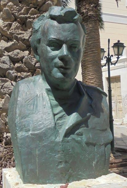 Χαρακτικό του Τάσσου για τον Σπύρο Μουστακλή