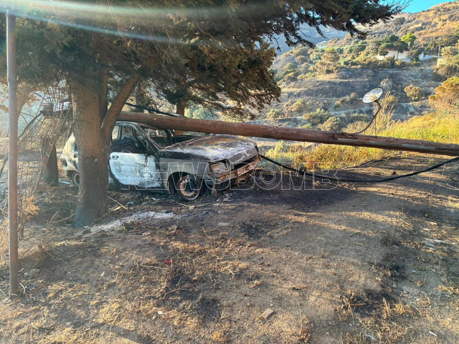 Ρέθυμνο: Φωτιά στο Γιαννιού.