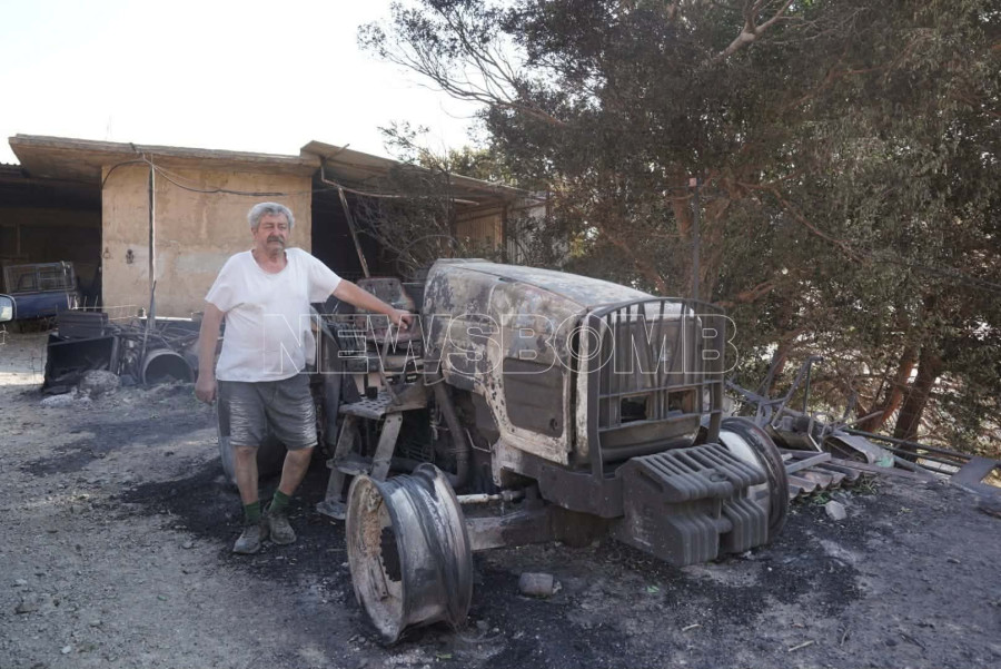 Φωτιά στο Γιαννιού: Κτηνοτροφικές μονάδες παραδόθηκαν στις φλόγες.