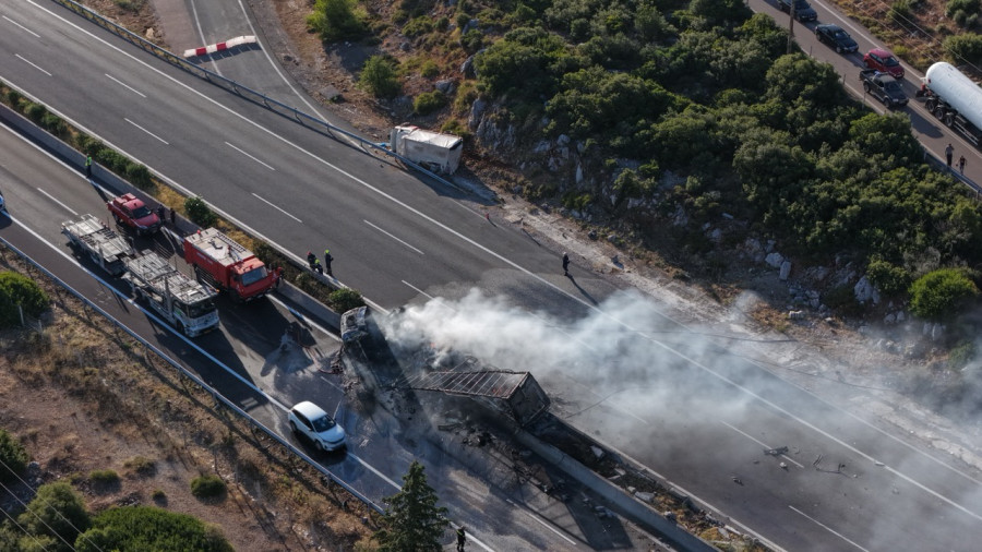 ΘΑΝΑΤΗΦΟΡΟ ΤΡΟΧΑΙΟ ΣΤΗΝ ΑΘΗΝΩΝ- ΛΑΜΙΑΣ ΣΤΟ ΜΑΡΤΙΝΟ(LamiaReport/ EUROKINISSI)