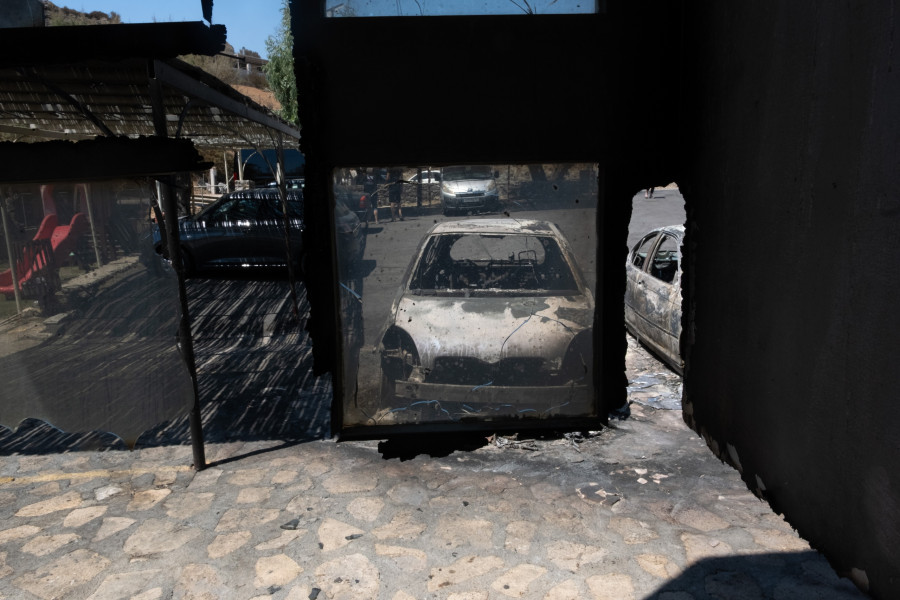 ΡΕΘΥΜΝΟ ΑΓΙΟΣ ΠΑΥΛΟΣ ΦΩΤΙΑ ΕΠΟΜΕΝΗ ΜΕΡΑ  (ΑΝΤΩΝΗΣ ΖΟΥΡΙΔΑΚΗΣ / EUROKINISSI)