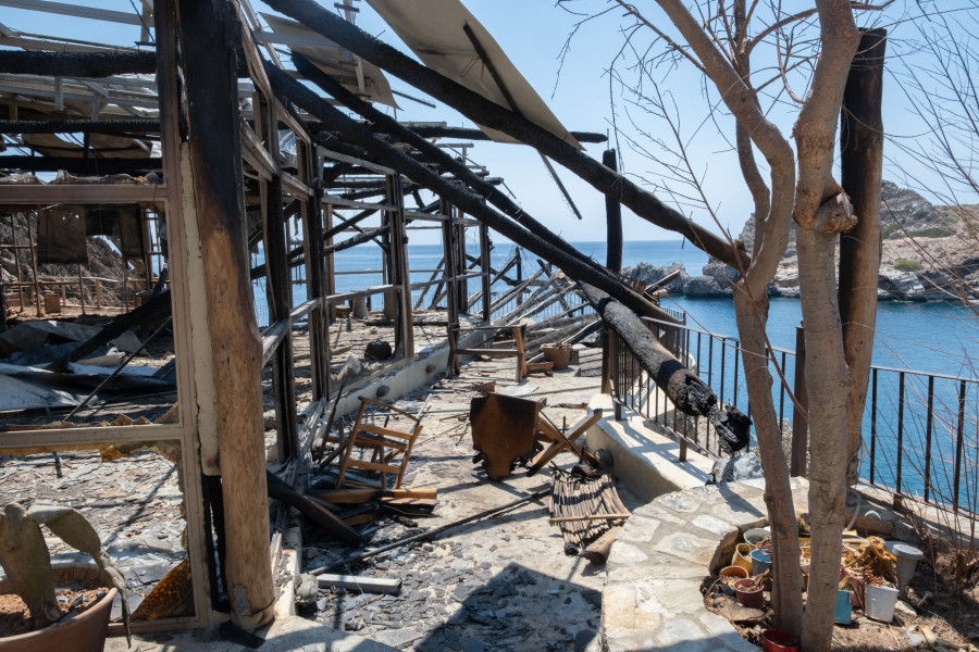 ΡΕΘΥΜΝΟ ΑΓΙΟΣ ΠΑΥΛΟΣ ΦΩΤΙΑ ΕΠΟΜΕΝΗ ΜΕΡΑ  (ΑΝΤΩΝΗΣ ΖΟΥΡΙΔΑΚΗΣ / EUROKINISSI)