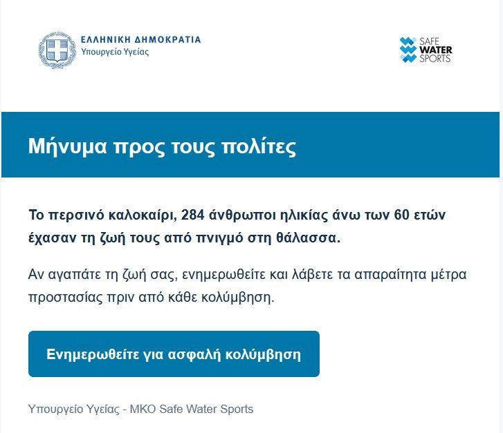 Safe Water Sports - ΗΔΥΚΑ