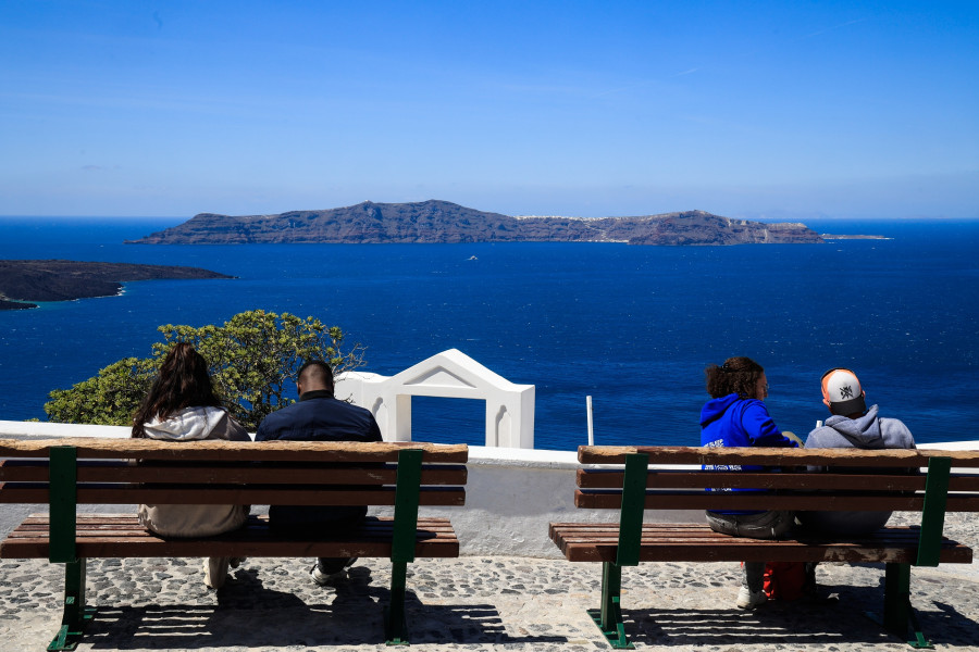 Σαντορίνη, ελληνικός τουρισμός.