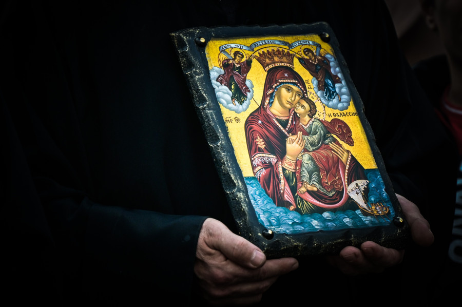 ΘΕΟΦΑΝΕΙΑ / ΔΟΞΟΛΟΓΙΑ ΚΑΙ ΑΓΙΑΣΜΟΣ ΤΩΝ ΥΔΑΤΩΝ ΣΤΟ ΔΗΛΕΣΙ  (ΜΙΧΑΛΗΣ ΠΑΠΑΝΙΚΟΛΑΟΥ/EUROKINISSI)