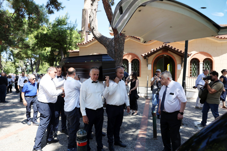 Κηδεία του Στέλιου Ράμφου.