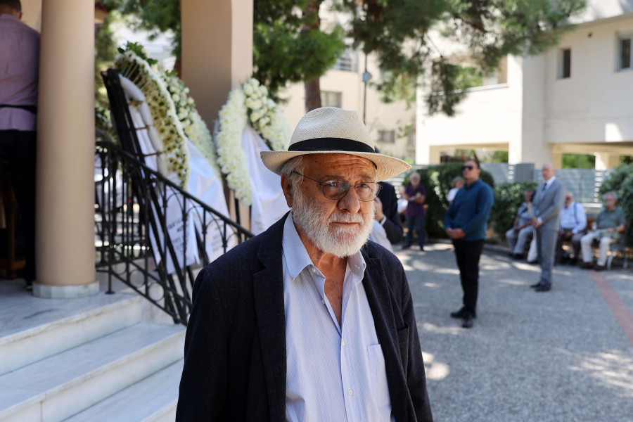 Κηδεία του Στέλιου Ράμφου.
