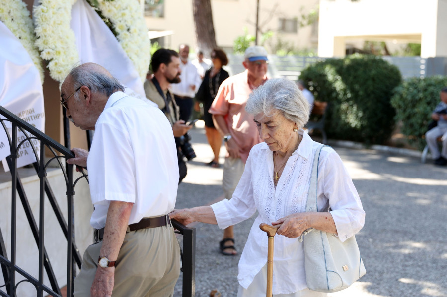 Κηδεία του Στέλιου Ράμφου.