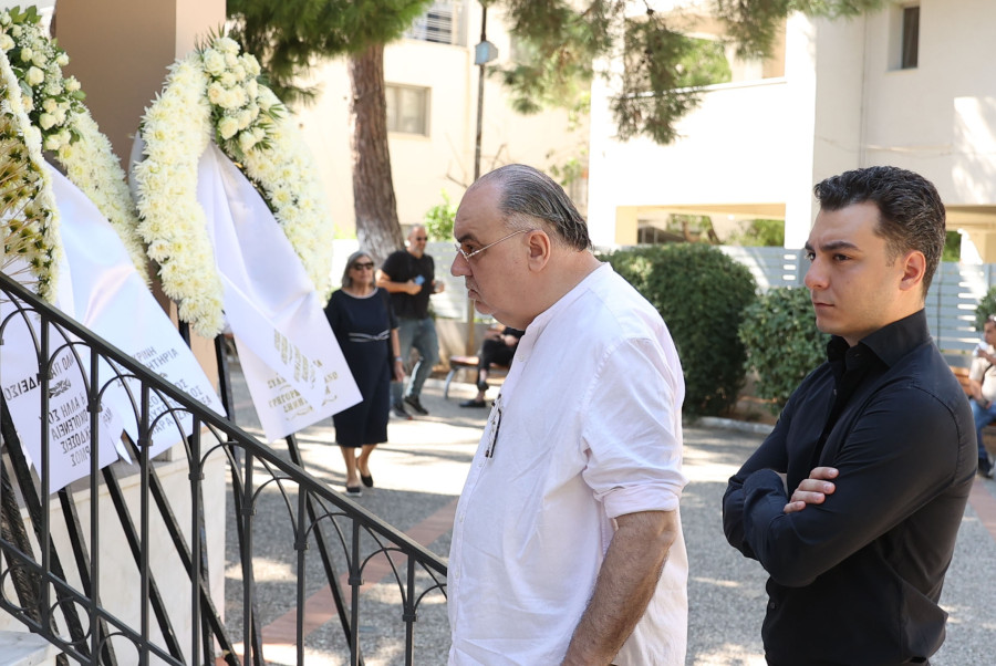 Κηδεία του Στέλιου Ράμφου.