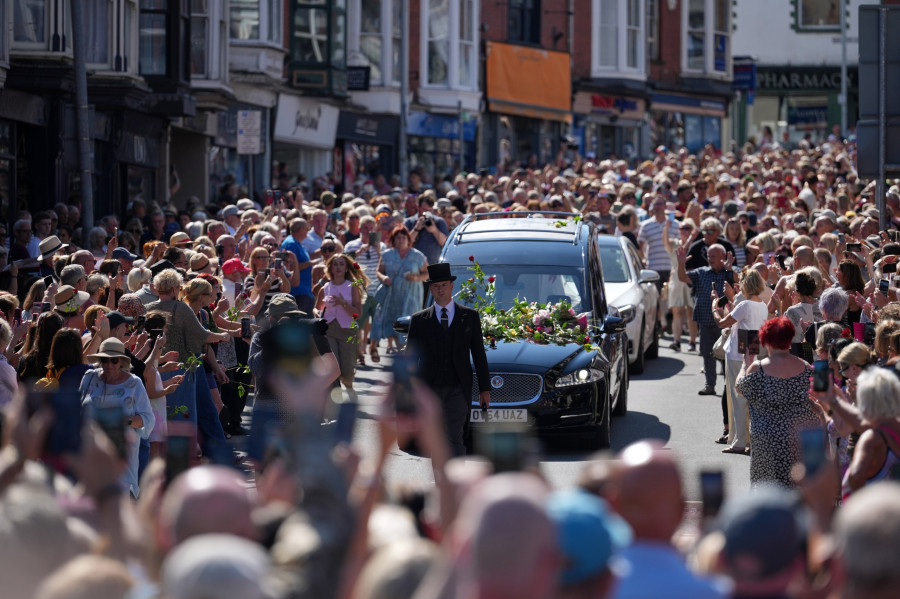 APTOPIX Britain Bonnie Tyler Funeral