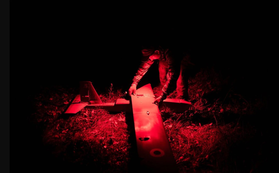 Ουκρανία χειριστής drone