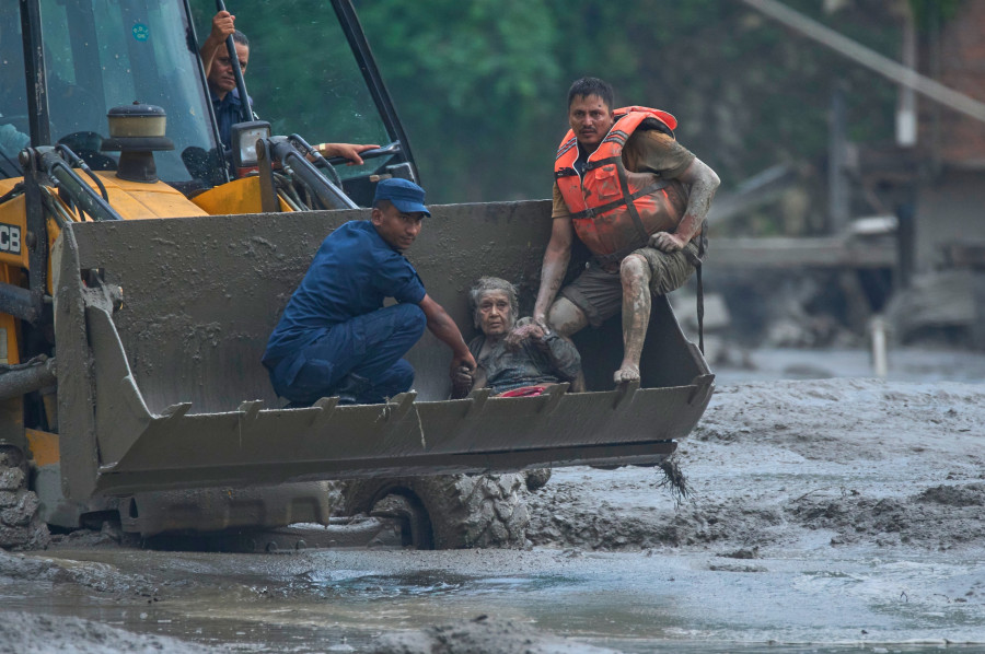 APTOPIX Nepal Flash Floods