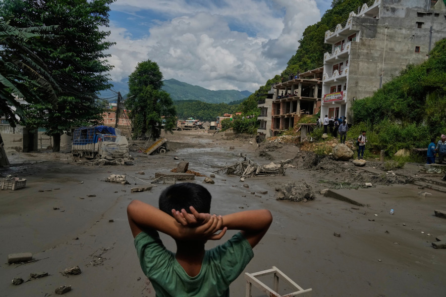 APTOPIX Nepal Flash Floods