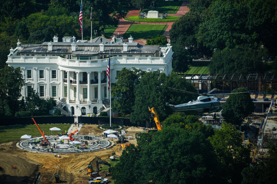Trump White House Ballroom Helipad