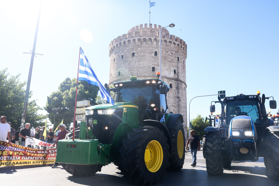 [389338] ΣΥΓΚΕΝΤΡΩΣΗ ΔΙΑΜΑΡΤΥΡΙΑΣ  ΑΓΡΟΤΩΝ ΣΤΗ ΘΕΣΣΑΛΟΝΙΚΗ ΣΤΑ ΠΛΑΙΣΙΑ ΤΗΣ 90ης ΔΕΘ (ΒΑΣΙΛΗΣ ΒΕΡΒΕΡΙΔΗΣ / ΜΟΤΙΟΝ ΤΕΑΜ)