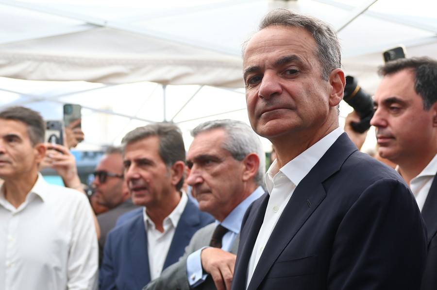 Στη Θεσσαλονίκη για τα εγκαίνια της 90ής ΔΕΘ ο Κυριάκος Μητσοτάκης.