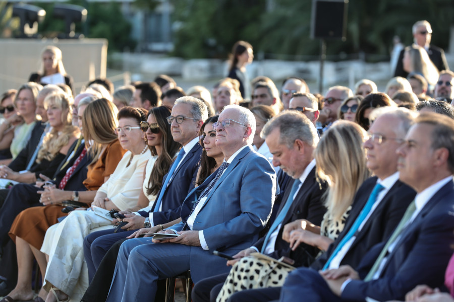 Ο ΠΡΟΕΔΡΟΣ ΤΗΣ ΔΗΜΟΚΡΑΤΙΑΣ ΚΩΝΣΤΑΝΤΙΝΟΣ ΤΑΣΟΥΛΑΣ ΣΕ ΕΚΔΗΛΩΣΗ ΤΗΣ UNESCO ΣΤΟ ΟΛΥΜΠΙΟΝ (ΘΟΔΩΡΗΣ ΜΑΝΟΛΟΠΟΥΛΟΣ/Γ.Τ ΠΡΟΕΔΡΙΑ ΔΗΜΟΚΡΑΤΙΑΣ/EUROKINISSI)