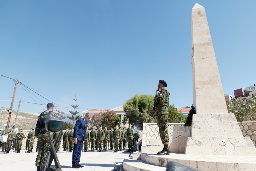 Ο ΠΡΩΘΥΠΟΥΡΓΟΣ ΚΥΡΙΑΚΟΣ ΜΗΤΣΟΤΑΚΗΣ ΣΤΙΣ ΕΚΔΗΛΩΣΕΙΣ ΓΙΑ ΤΗΝ 83Η ΕΠΕΤΕΙΟ ΑΠΕΛΕΥΘΕΡΩΣΗΣ ΤΟΥ ΚΑΣΤΕΛΛΟΡΙΖΟΥ(ΓΡ.ΤΥΠΟΥ.ΠΡΩΘΥ.ΠΑΠΑΜΗΤΣΟΣ ΔΗΜΗΤΡΗΣ/EUROKINISSI)