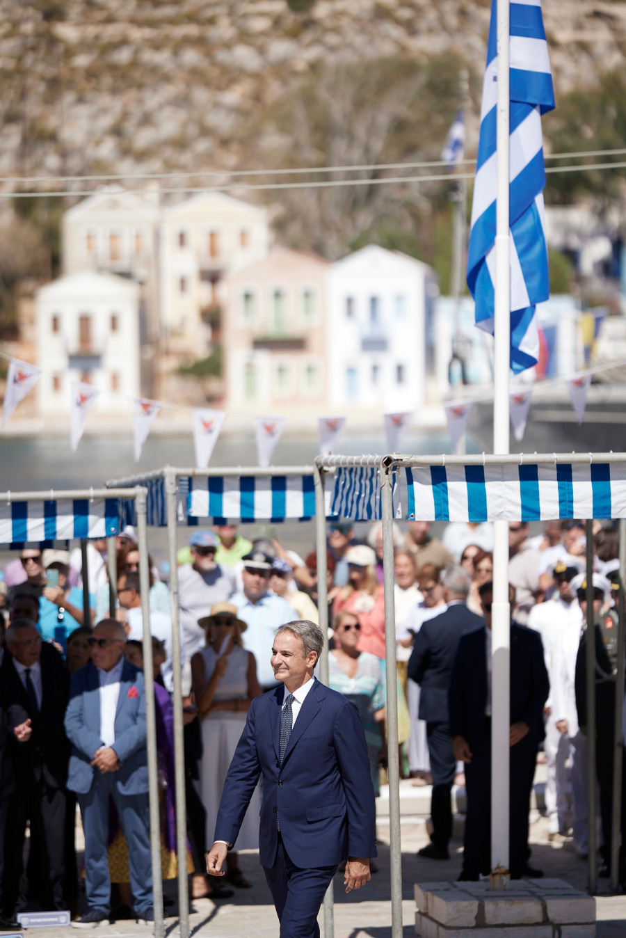 Ο ΠΡΩΘΥΠΟΥΡΓΟΣ ΚΥΡΙΑΚΟΣ ΜΗΤΣΟΤΑΚΗΣ ΣΤΙΣ ΕΚΔΗΛΩΣΕΙΣ ΓΙΑ ΤΗΝ 83Η ΕΠΕΤΕΙΟ ΑΠΕΛΕΥΘΕΡΩΣΗΣ ΤΟΥ ΚΑΣΤΕΛΛΟΡΙΖΟΥ(ΓΡ.ΤΥΠΟΥ.ΠΡΩΘΥ.ΠΑΠΑΜΗΤΣΟΣ ΔΗΜΗΤΡΗΣ/EUROKINISSI)