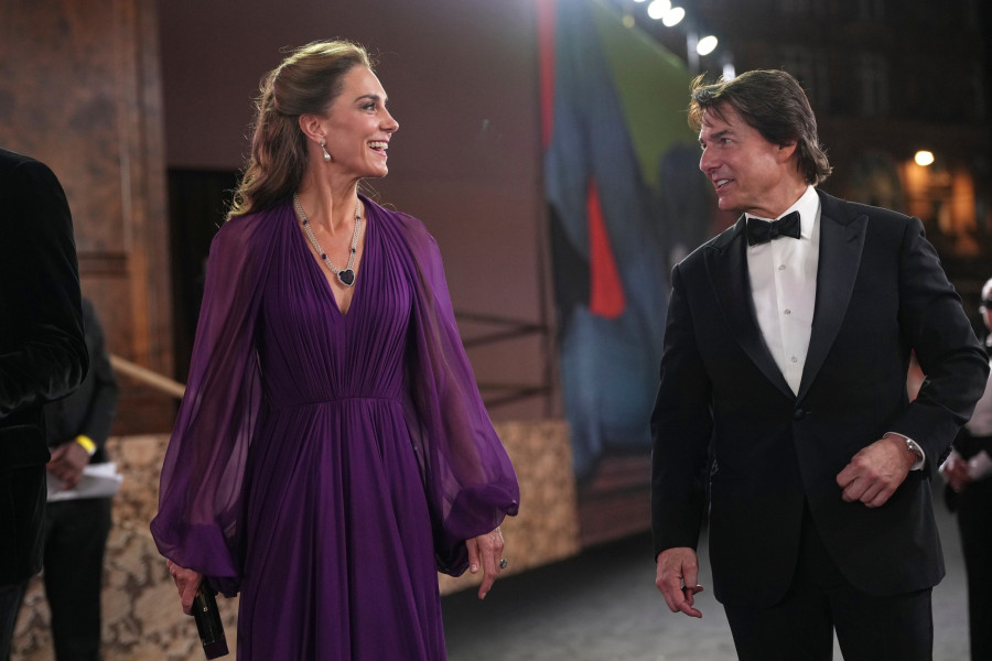 Britain's Kate,Princess of Wales,Tom Cruise