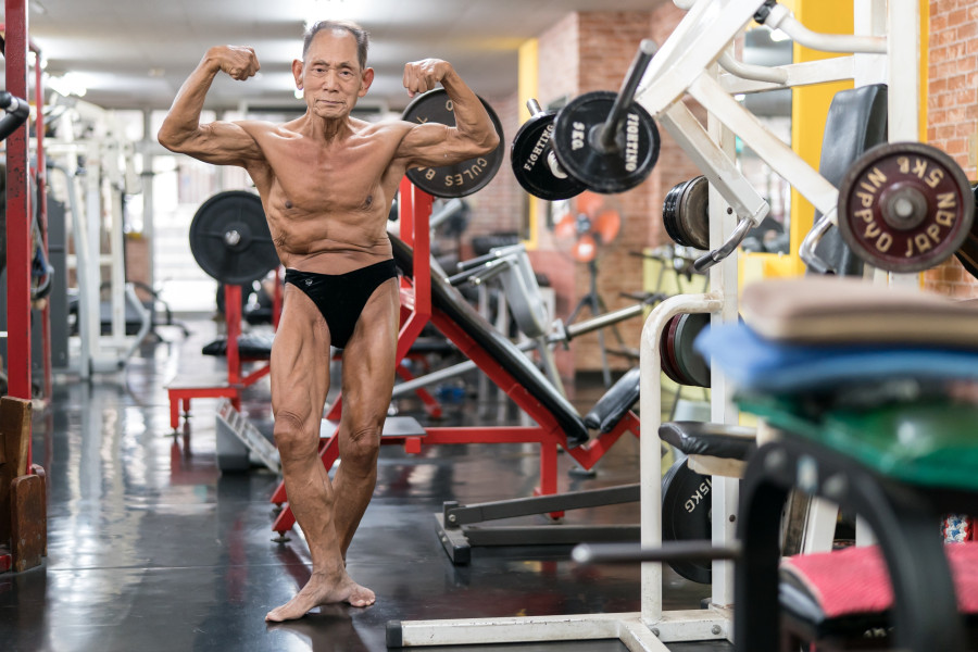 Daily Training Of Japan's Oldest Bodybuilder